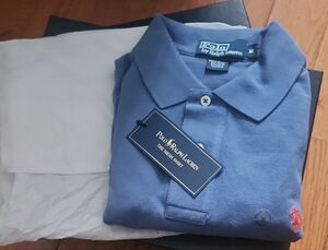 Polo by Ralph Lauren Men's Classic Blue Polo Shirt